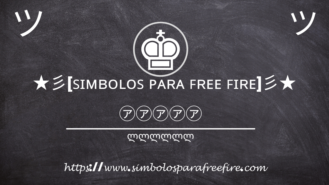 Símbolos e Unicodes para Nicks do Free Fire- Página 5 de 13 - FreeFireBR